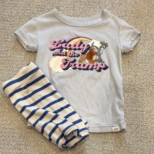 GAP Kids Lady and the Tramp Pajama Set